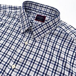 UNTUCKit Allendale Performance+ Shirt Long Sleeve Button Up – Men’s XL Blue